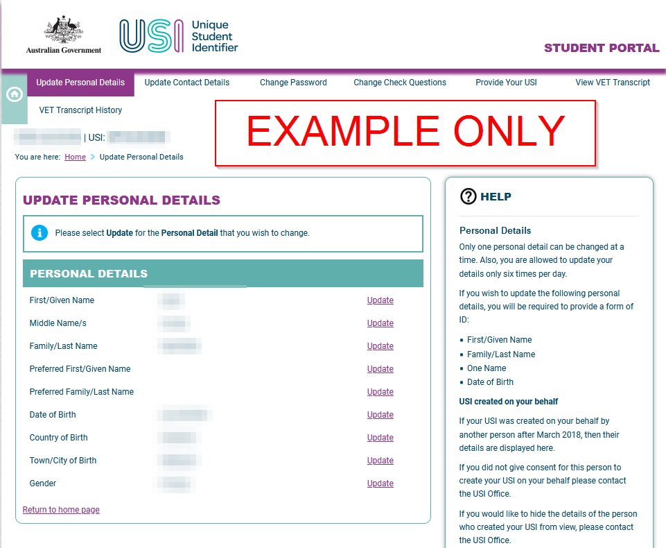 How do I update my name at ECU?